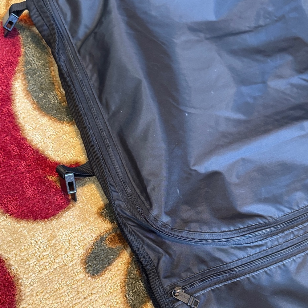 Tumi Black Luggage Travel Bag Durable Nylon - Picture 14 of 14